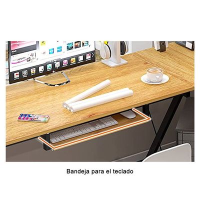 Imagen 2 del producto Escritorio Mesa Forma L Moderno 110*51+120*51cm DETODOYMAS