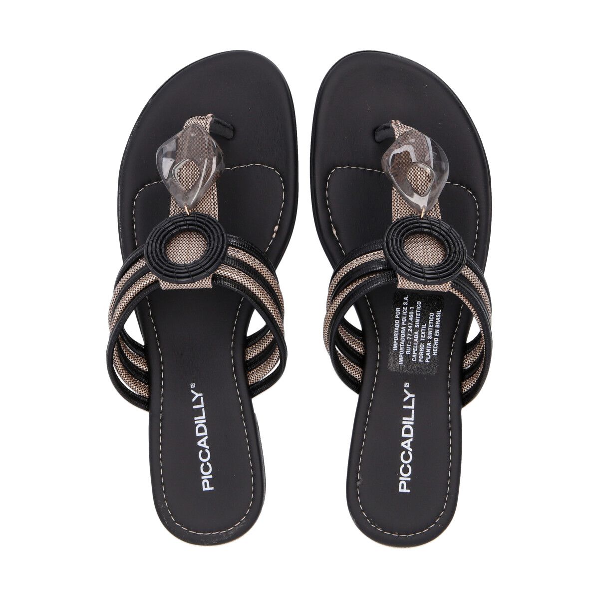 PICCADILLY - Sandalia Mujer 6239 Gabi Negro Piccadilly