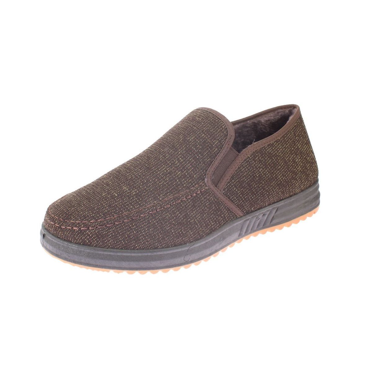VIA FRANCA - Babucha Casual Para Hombre Color Café