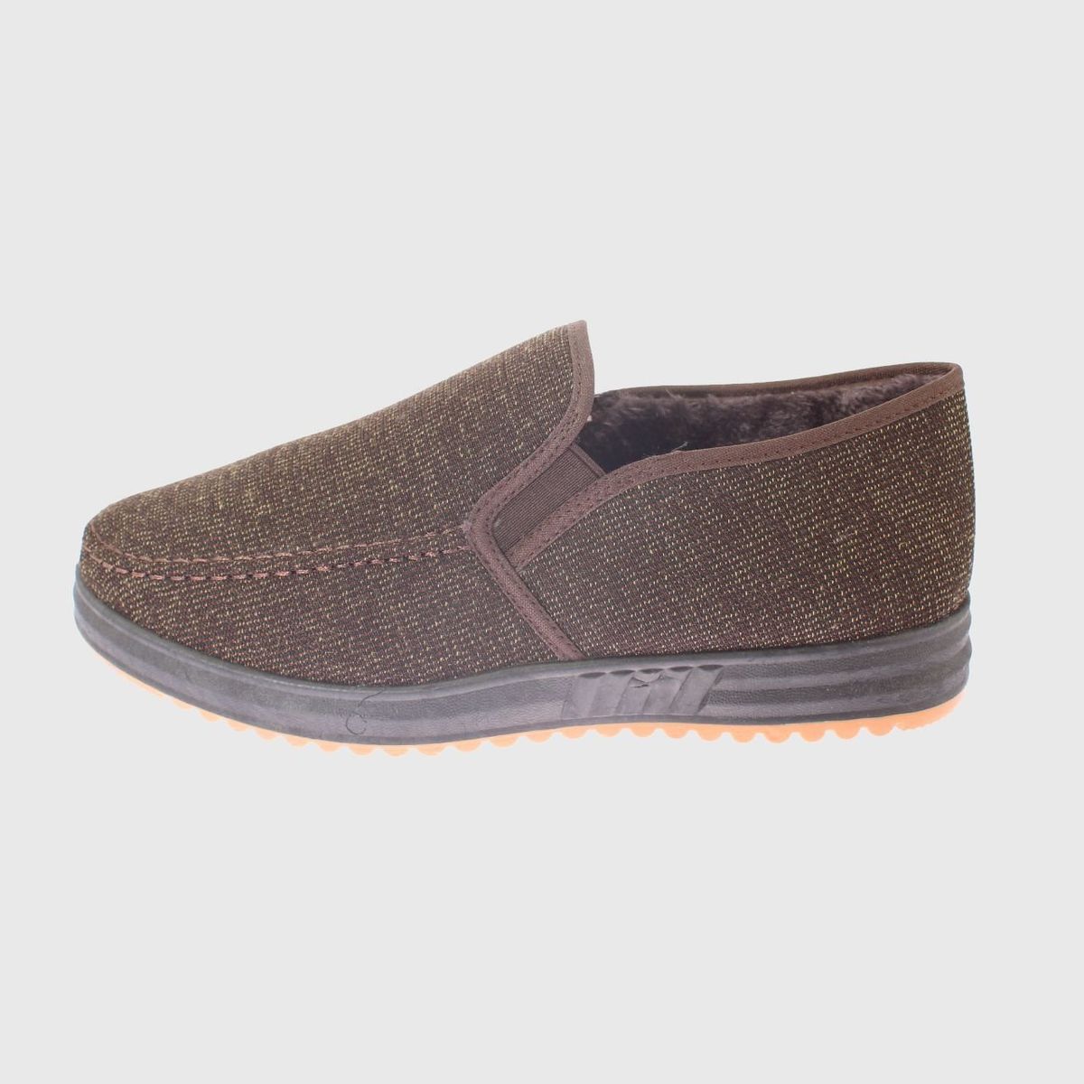 VIA FRANCA - Babucha Casual Para Hombre Color Café