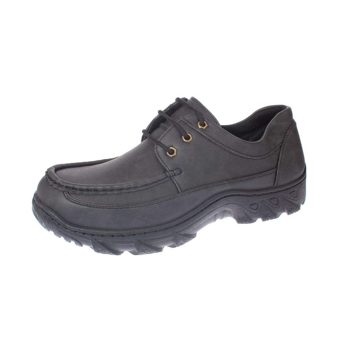 VIA FRANCA - Zapato Casual Para Hombre Color Negro