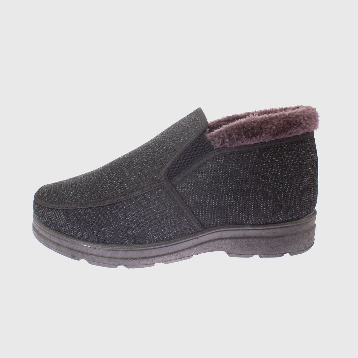 VIA FRANCA - Babucha Casual Para Hombre Color Negro