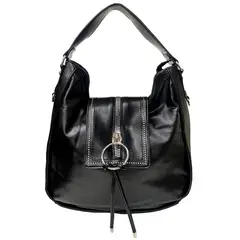 TODOPIEL - Cartera Ecocuero Mujer Negro