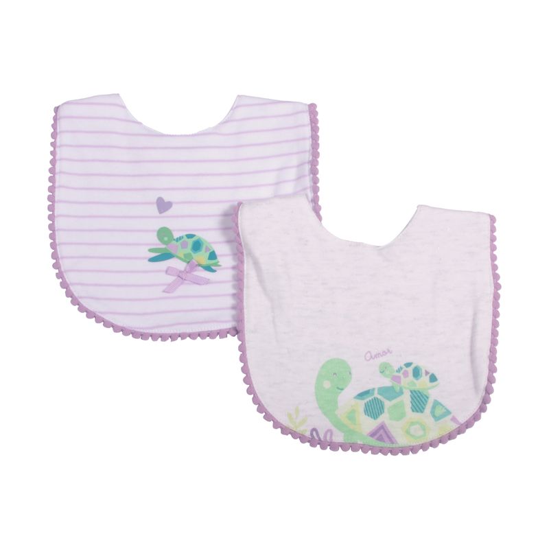PILLIN - Set 2 Pzas Babero Niña Multicolor Pillín PILLIN