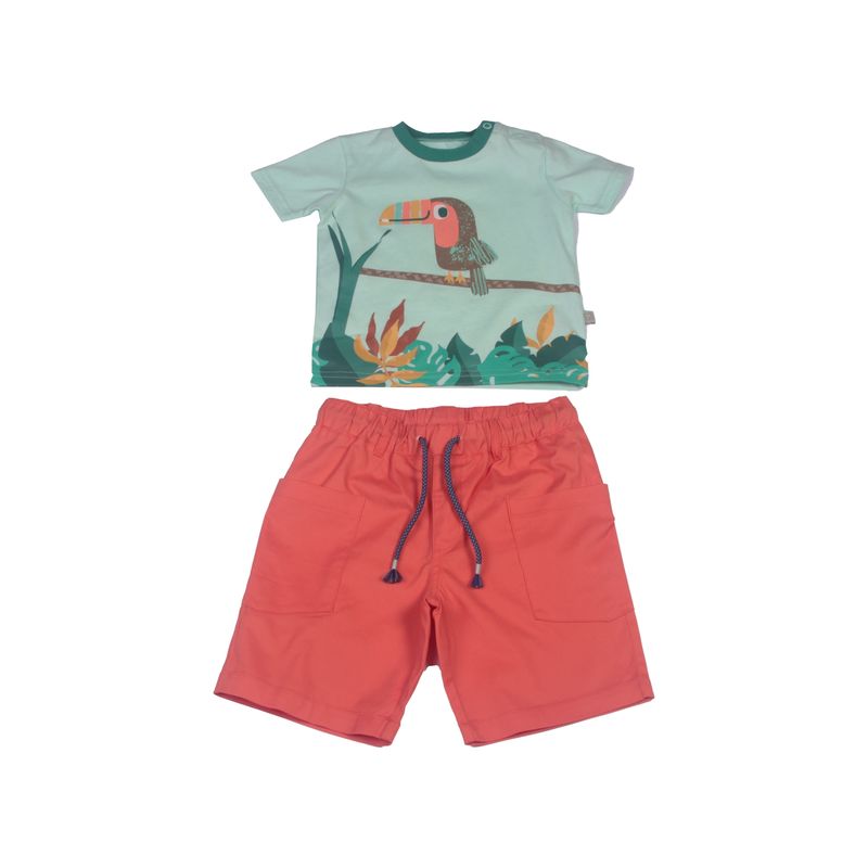 PILLIN - Conjunto Bebe Niño Naranja Pillin PILLIN