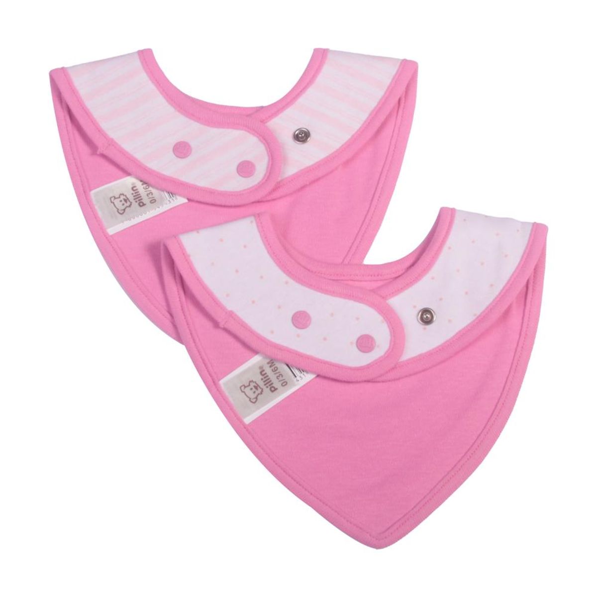 PILLIN - Set 2 Pzas Babero Niña Multicolor Pillín PILLIN