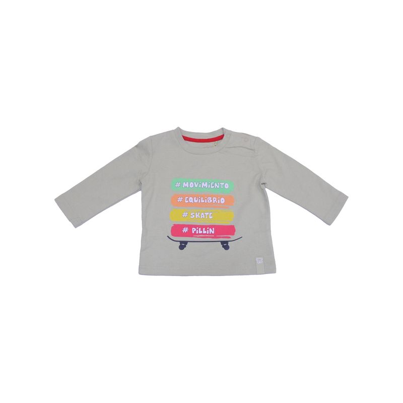 PILLIN - Polera Bebe Niño Verde Pillin PILLIN