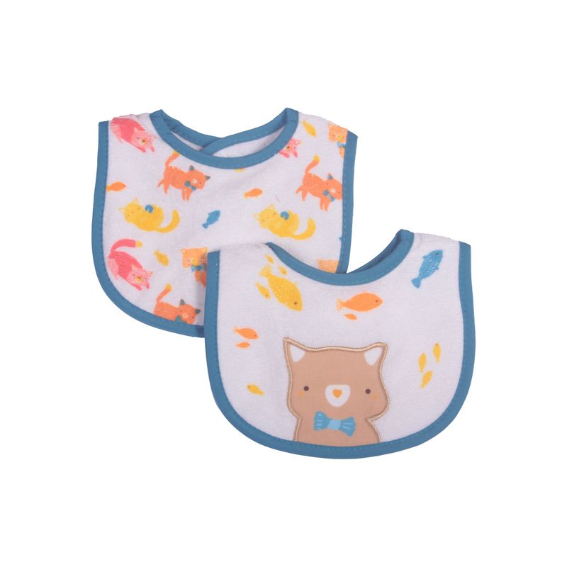 PILLIN - Set 2 Pzas Babero Bebe Niño Multicolor Pillín PILLIN
