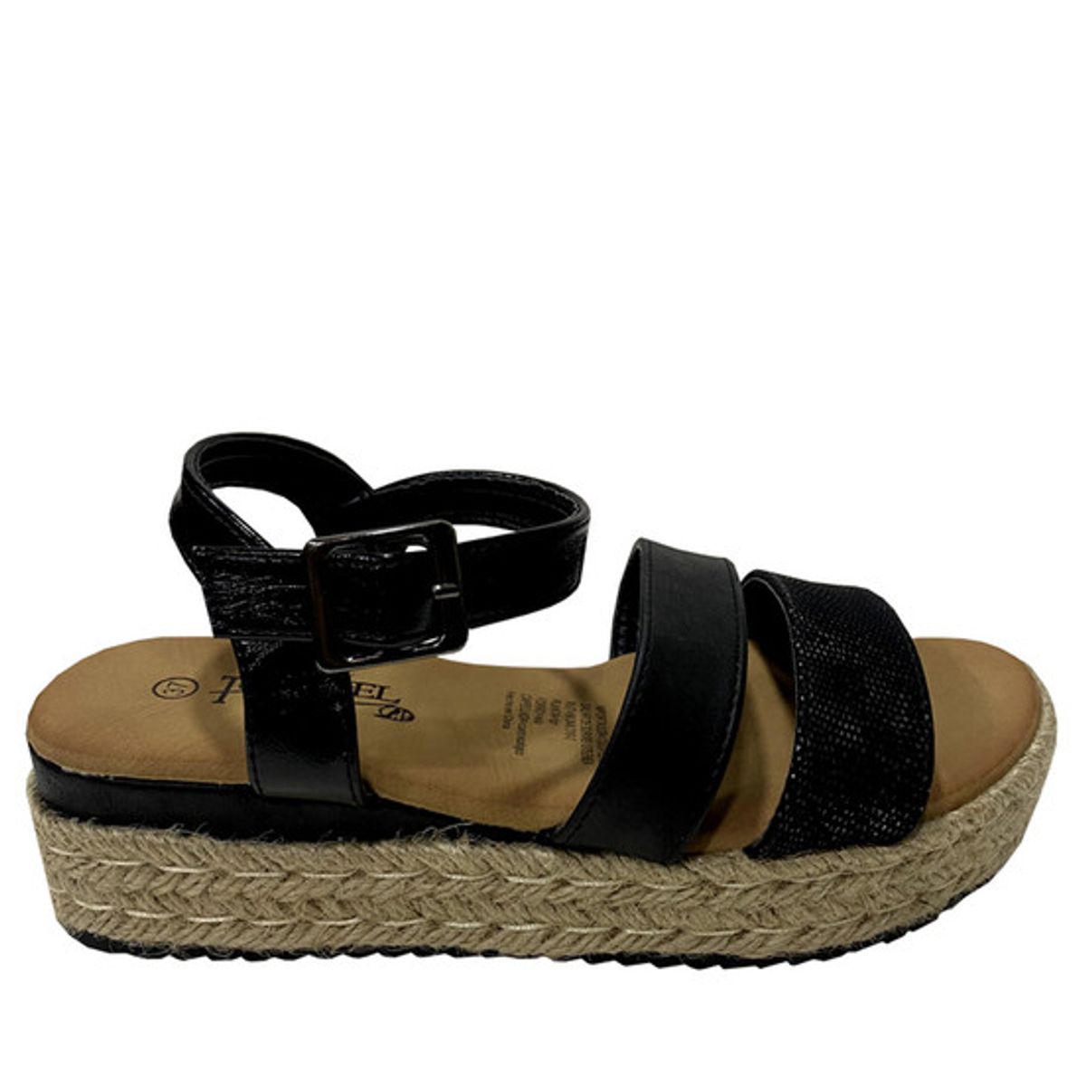 TODOPIEL - Sandalia Mujer Negro Todopiel