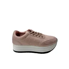 TODOPIEL - Zapatilla Gamuza Ecológica ZAY75 Rosa