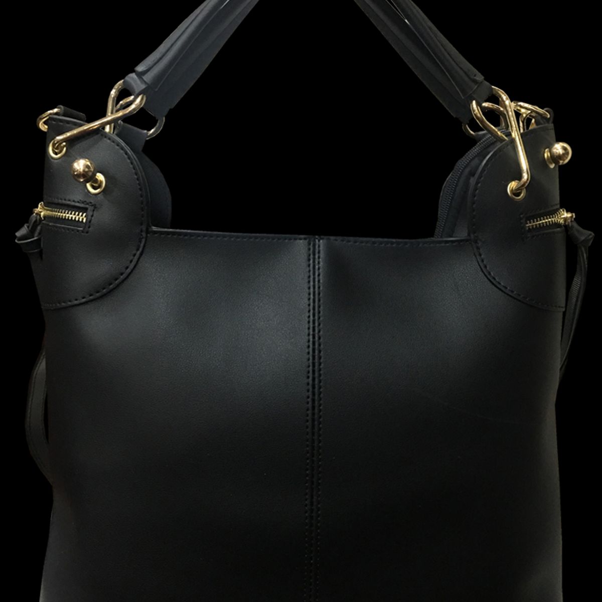 TODOPIEL - Cartera Ecocuero Mujer Negro Todopiel