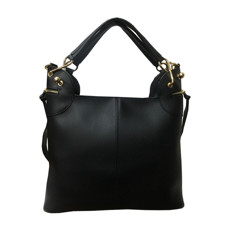 TODOPIEL - Cartera Ecocuero Mujer Negro Todopiel