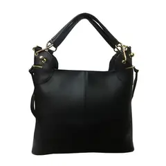 TODOPIEL - Cartera Ecocuero Mujer Negro