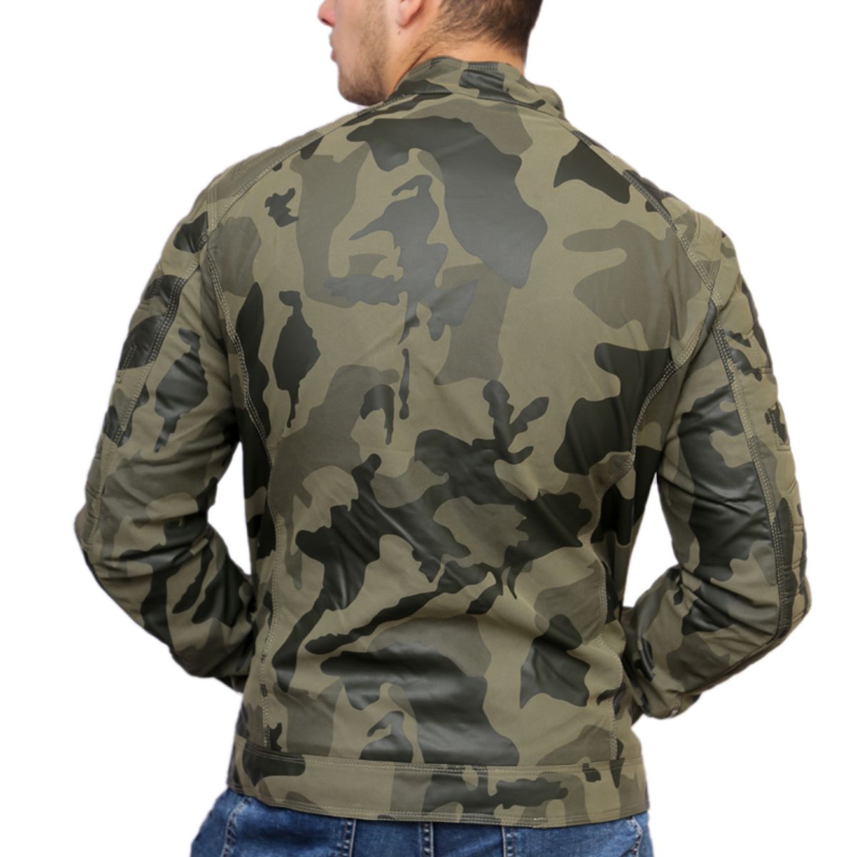 TODOPIEL - Chaqueta de Ecocuero Hombre Verde Todopiel
