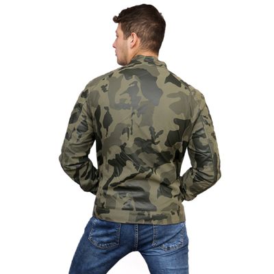 Imagen 2 del producto Chaqueta de Ecocuero Hombre Verde