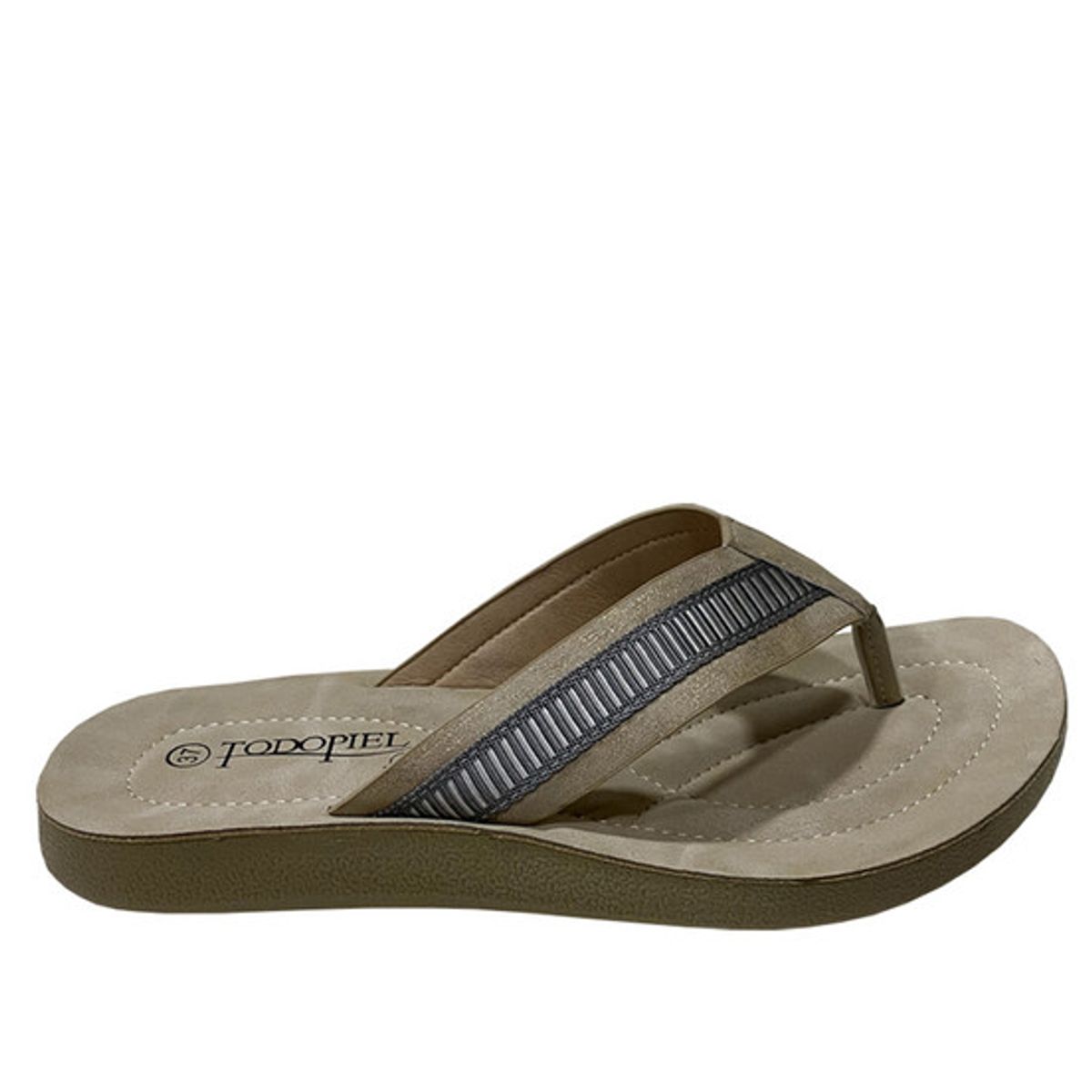 TODOPIEL - Sandalia Mujer Beige Todopiel