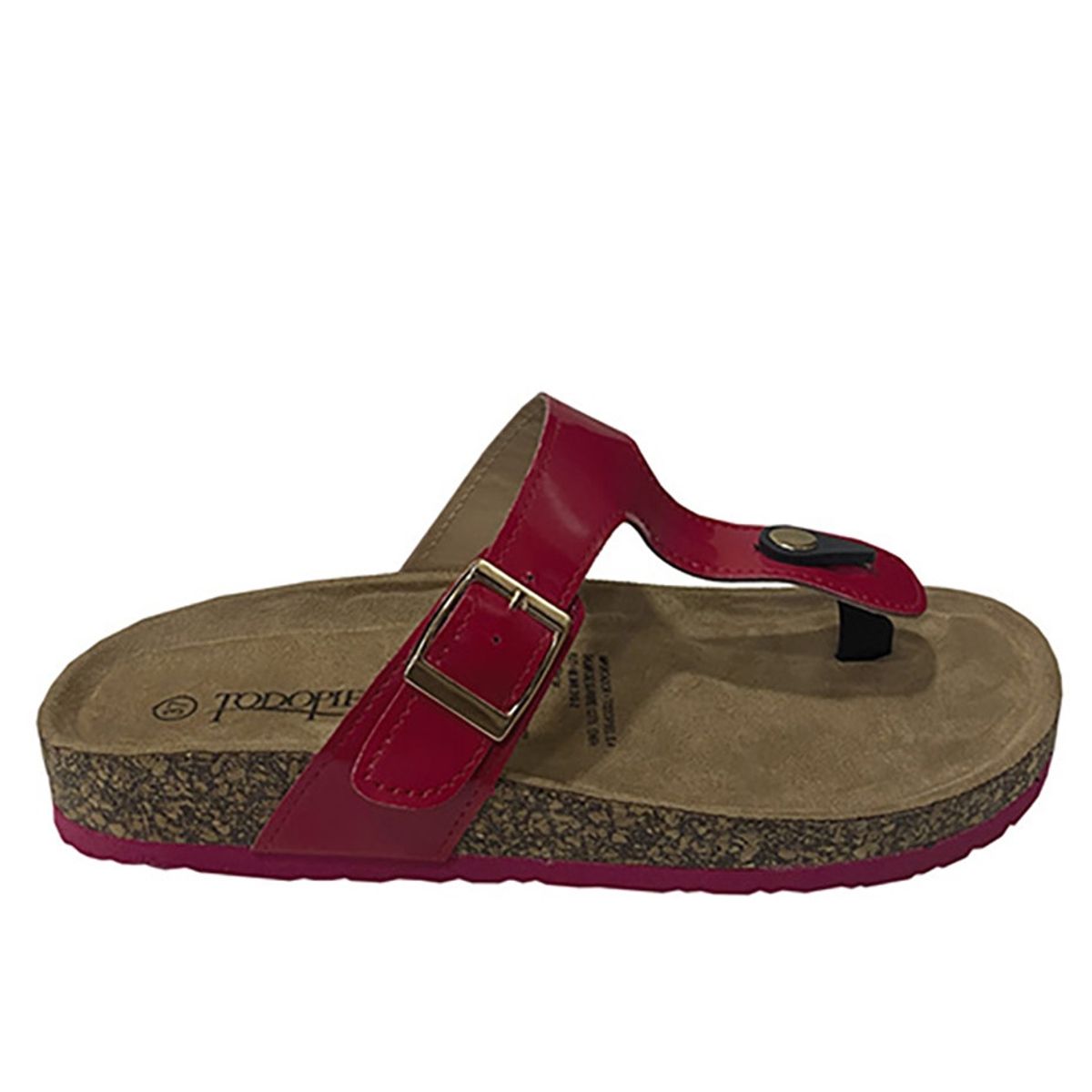 TODOPIEL - Sandalia Mujer Rojo Todopiel