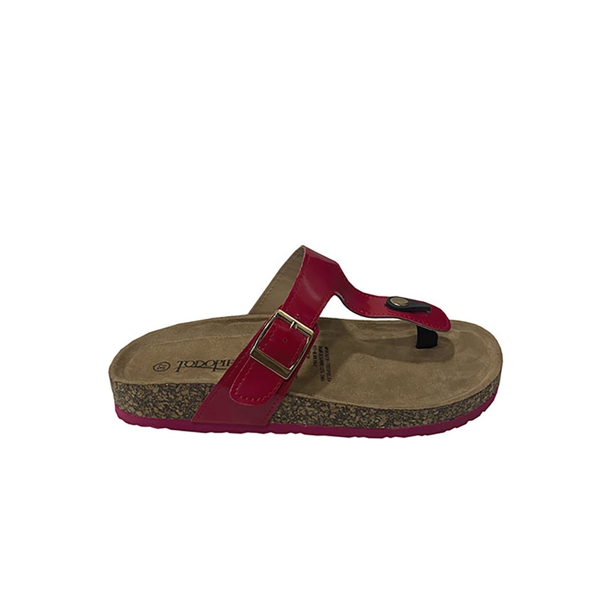 TODOPIEL - Sandalia Mujer Rojo Todopiel