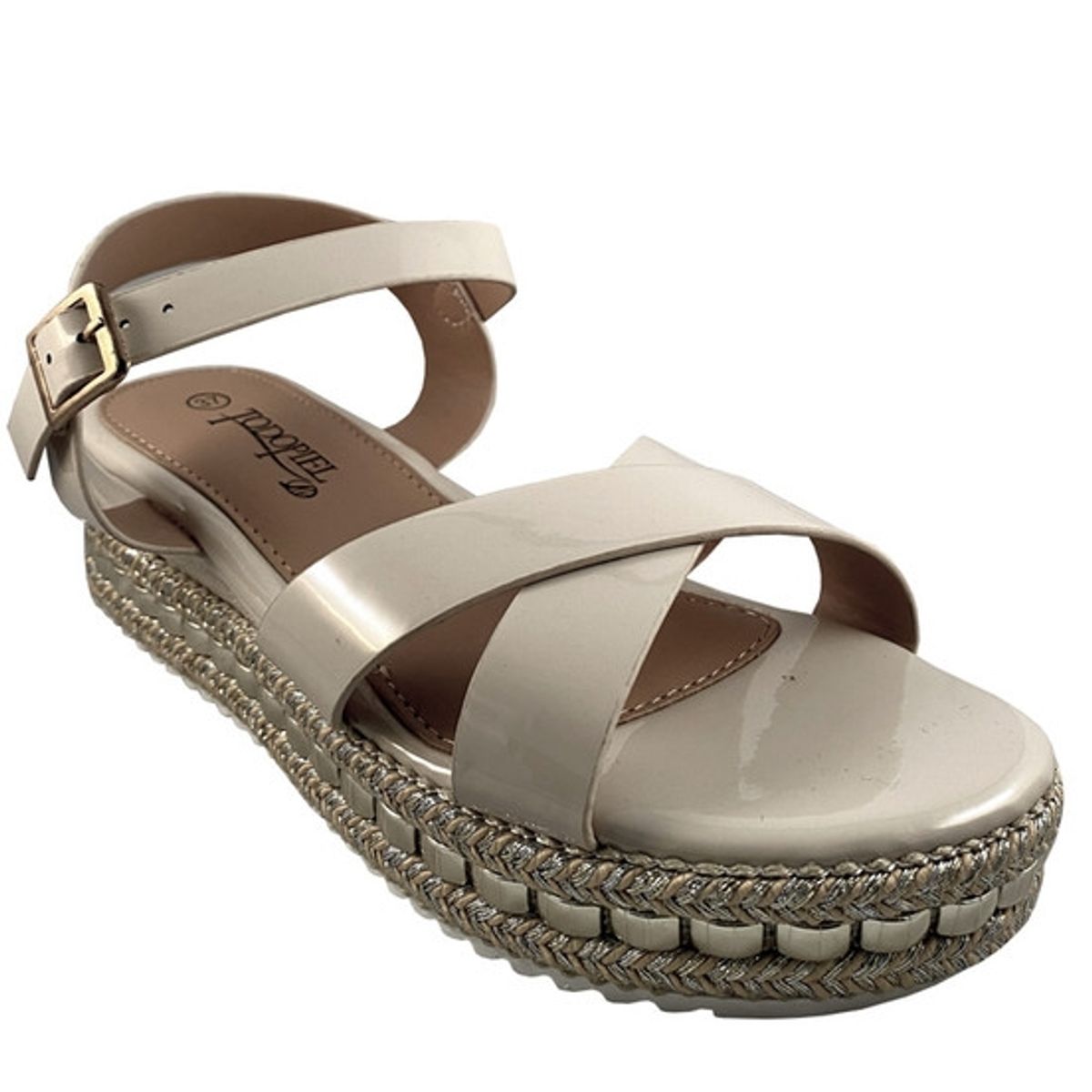 TODOPIEL - Sandalia Mujer Beige Todopiel