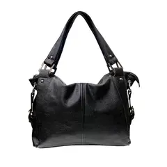 TODOPIEL - Cartera Ecocuero Mujer Negro