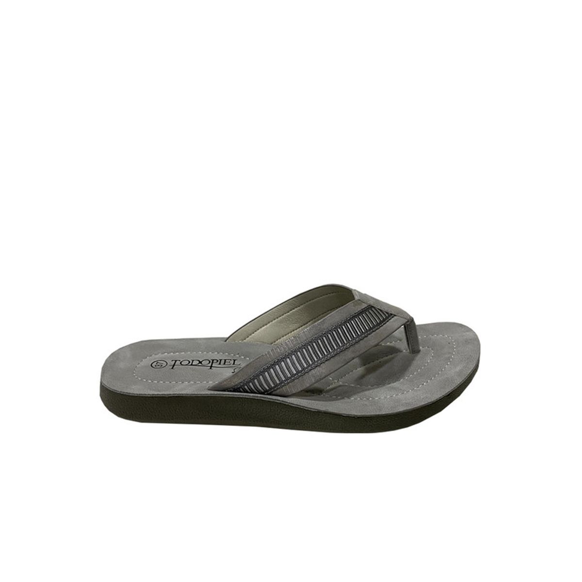 TODOPIEL - Sandalia Mujer Plateado Todopiel