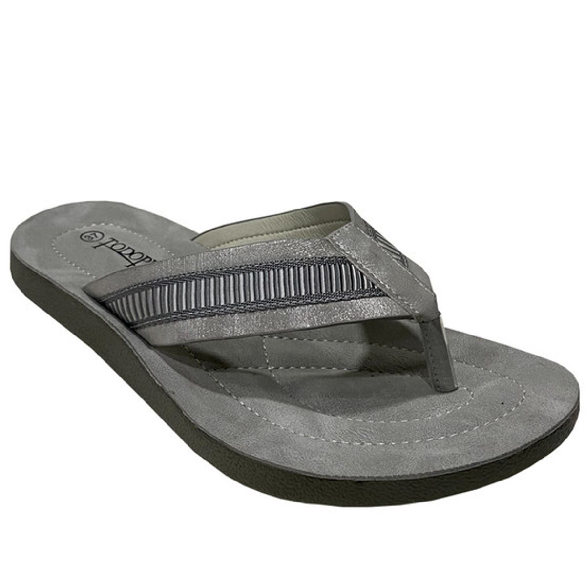 TODOPIEL - Sandalia Mujer Plateado Todopiel