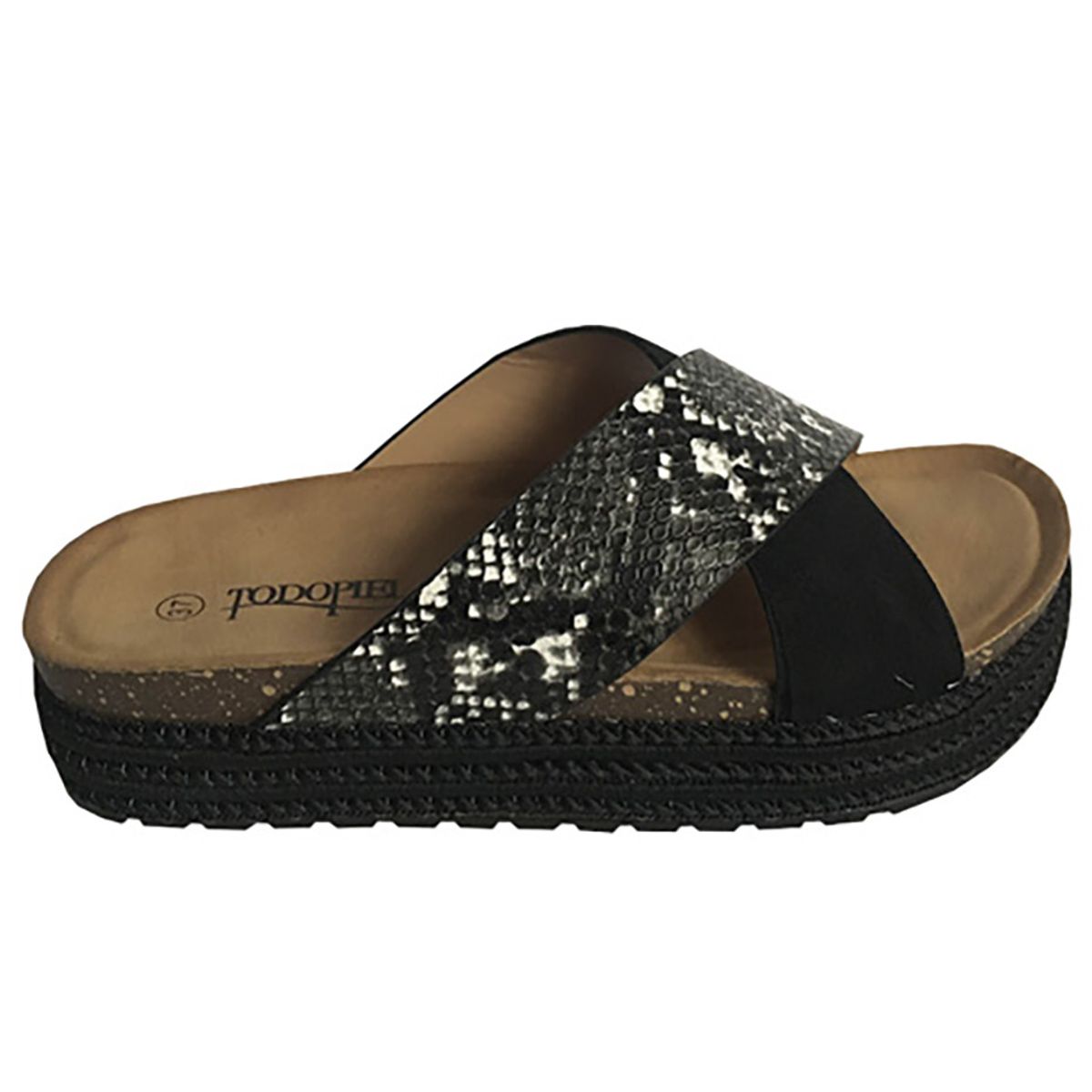 TODOPIEL - Sandalia Mujer Negro Todopiel