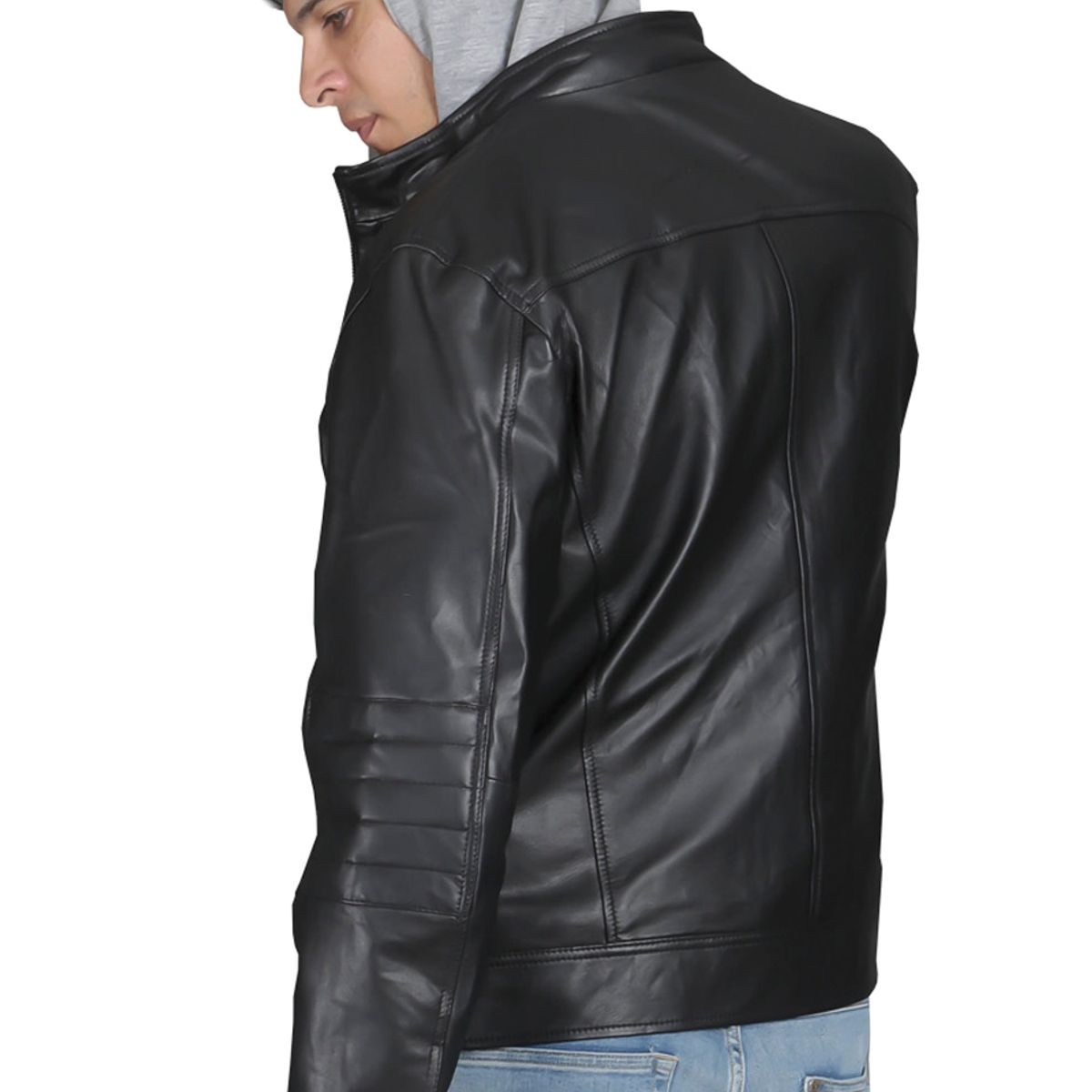 TODOPIEL - Chaqueta de Cuero Hombre Negro Todopiel