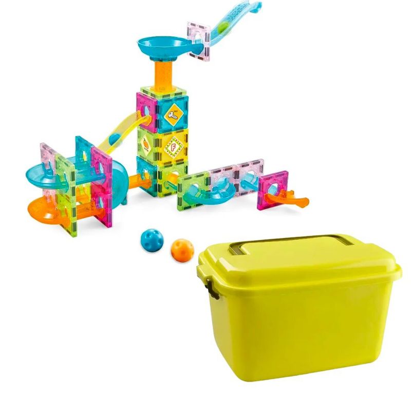 SPACEZAT - Kit Bloques de Construcción Magnéticos 64 pzas