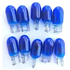 GENERICO - 10X AMPOLLETA T10 MODELO AZUL LIMASTAR