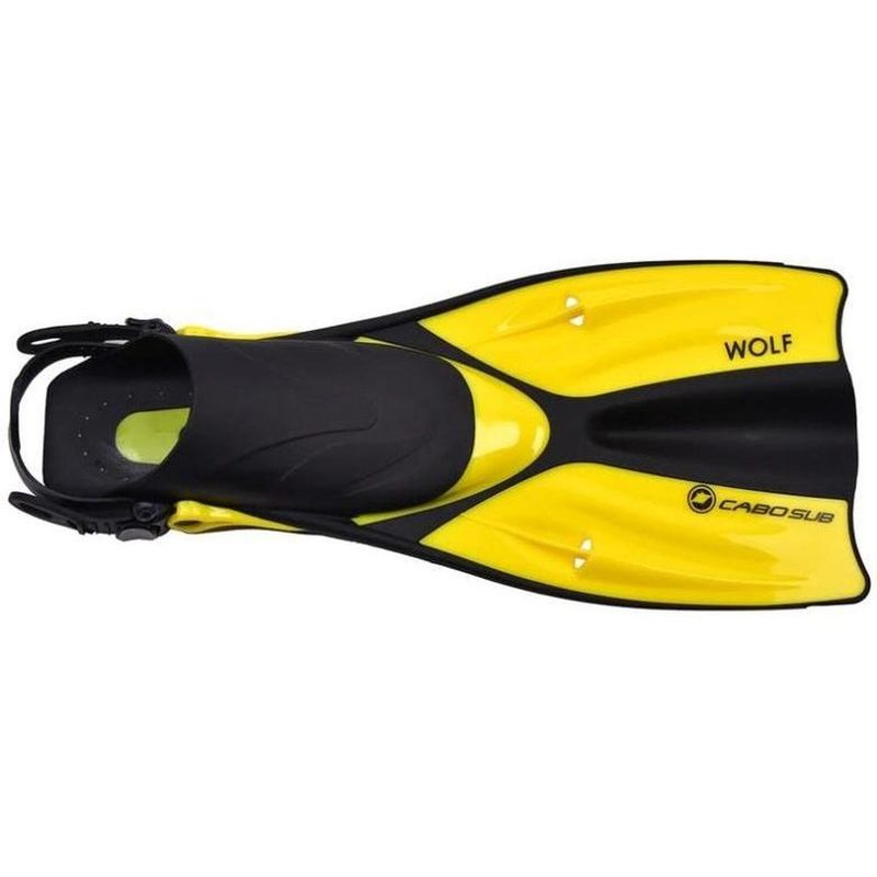 CABOSUB - Aleta Natación Wolf Adulto Velocidad Confort en el Agua - Amarillo - 42