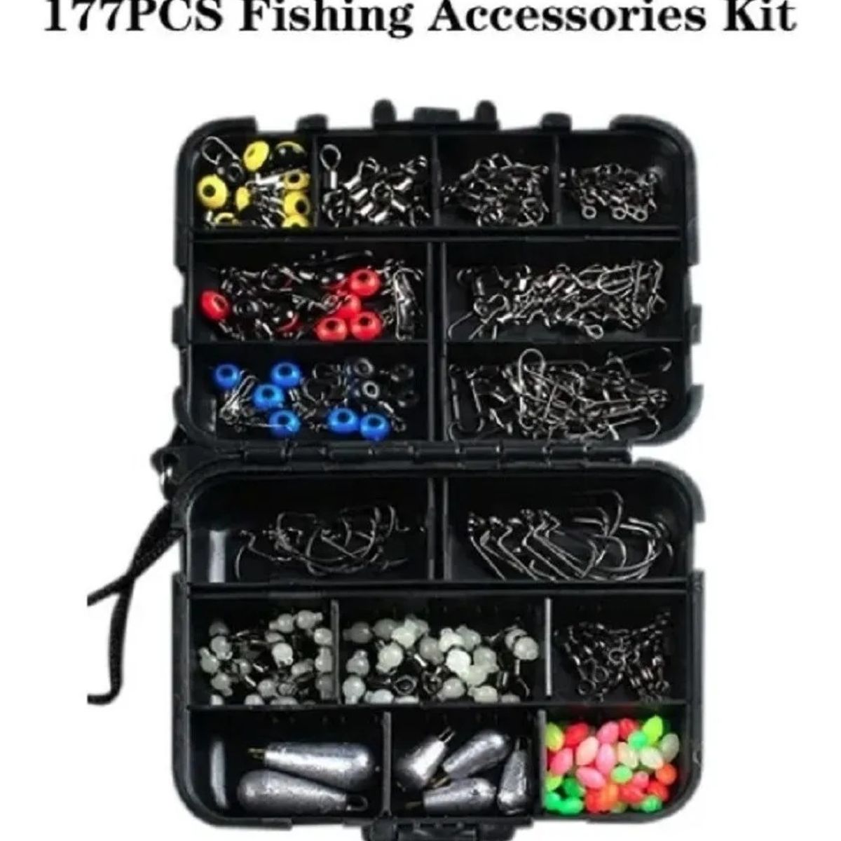 GENERICO - Kit De Pesca Y Accesorios Caja De Aparejos 177 Unid