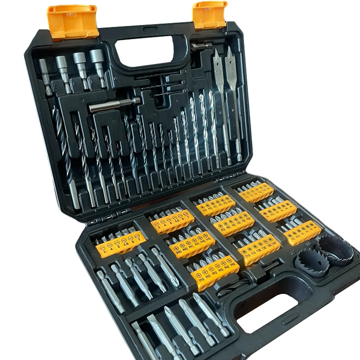 LERNEN - Maletín De 99 Puntas De Taladro, Brocas y Dados