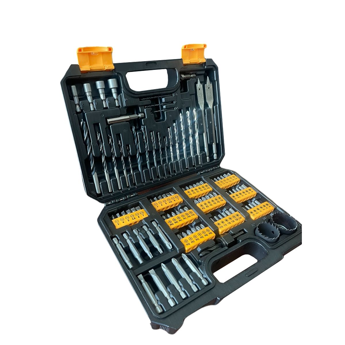 LERNEN - Maletín De 99 Puntas De Taladro, Brocas y Dados