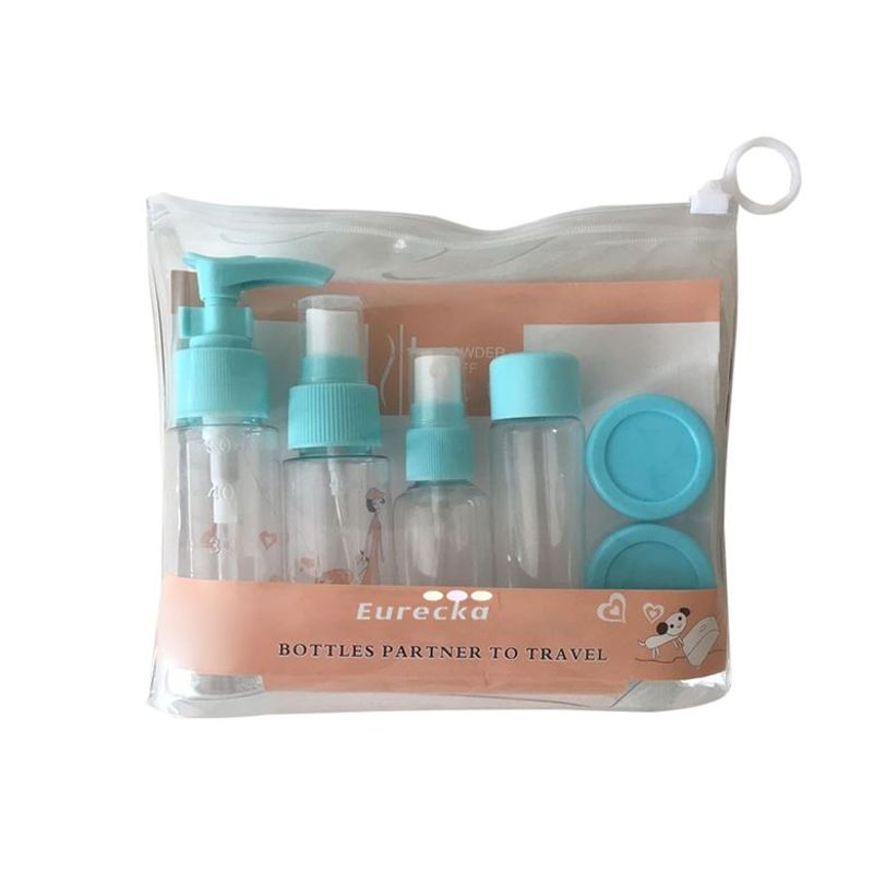 GENERICO - Kit De Viaje Portátil Botella De Vacío Dispensador Líquidos