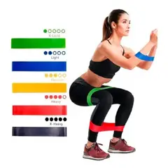 UNIVERSAL - Pack 5 Banda Elásticas De Yoga Y Resistencia, Látex