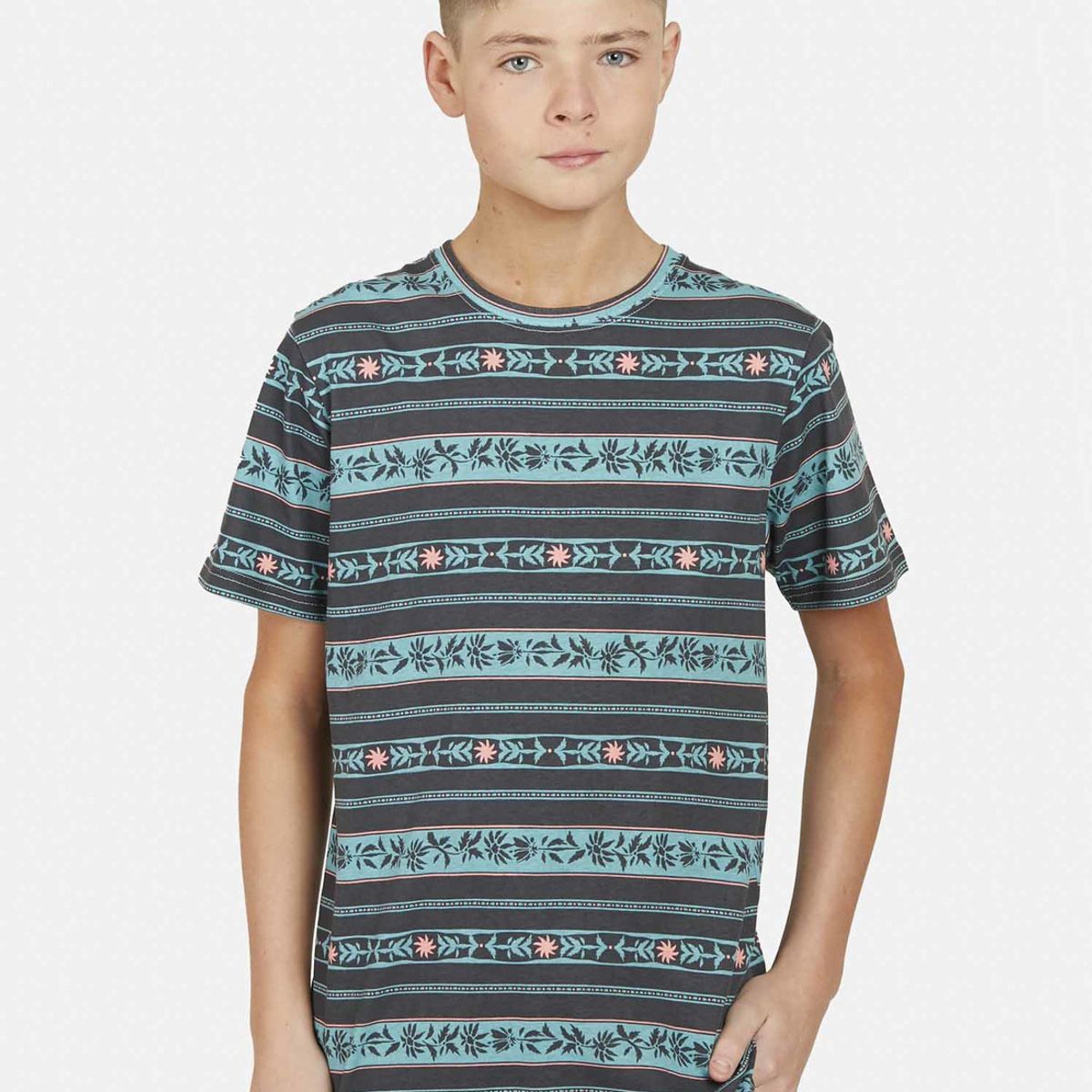 RIP CURL - Polera BOTANICAL STRIPES SS TEE Juvenil Multicolor Rip Curl.
