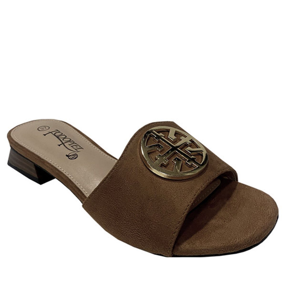 TODOPIEL - Sandalia Gamuza Ecológica ZAZ36 Camel