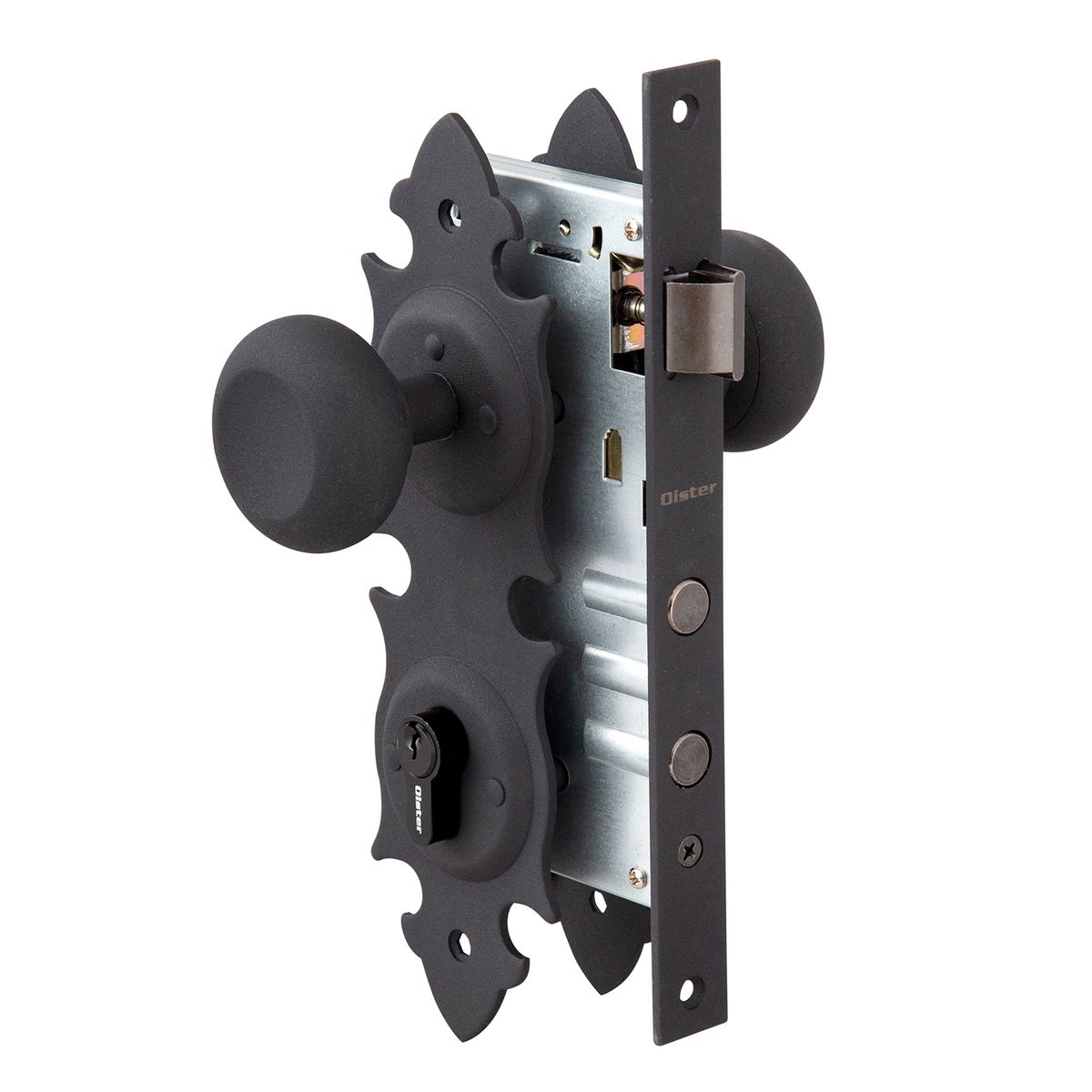 OISTER - Cerradura Embutir Oister Trancura Interior - Negro