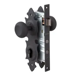 OISTER - Cerradura Embutir Trancura Interior - Negro