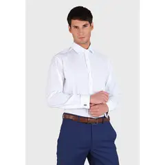 ARROW - Camisa Cuello Italiano Puño Doble