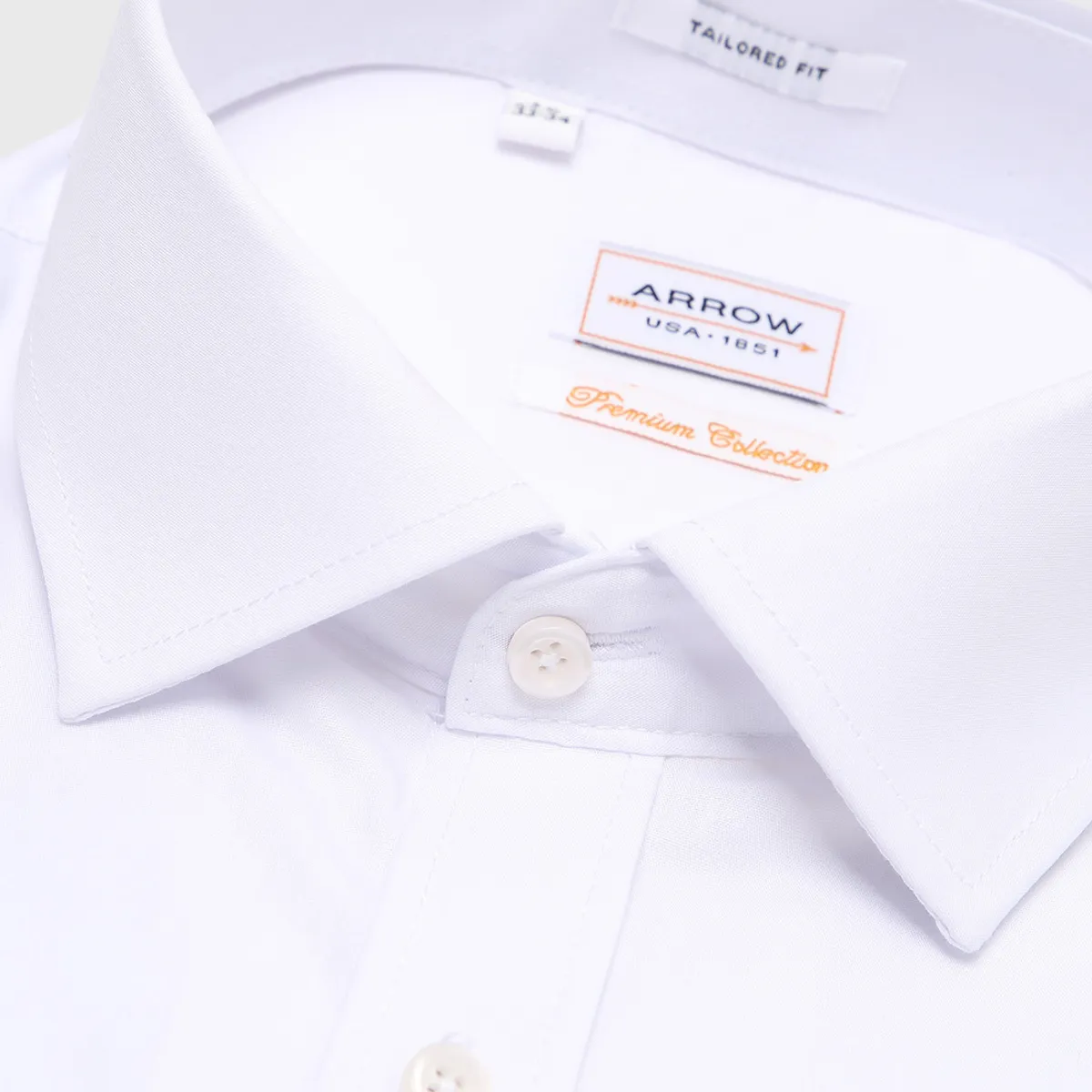 ARROW - Camisa Cuello Italiano Puño Doble Arrow ARROW