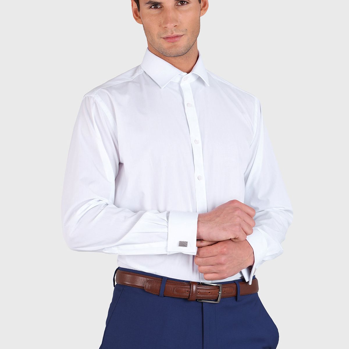 ARROW - Camisa Cuello Italiano Puño Doble Arrow ARROW