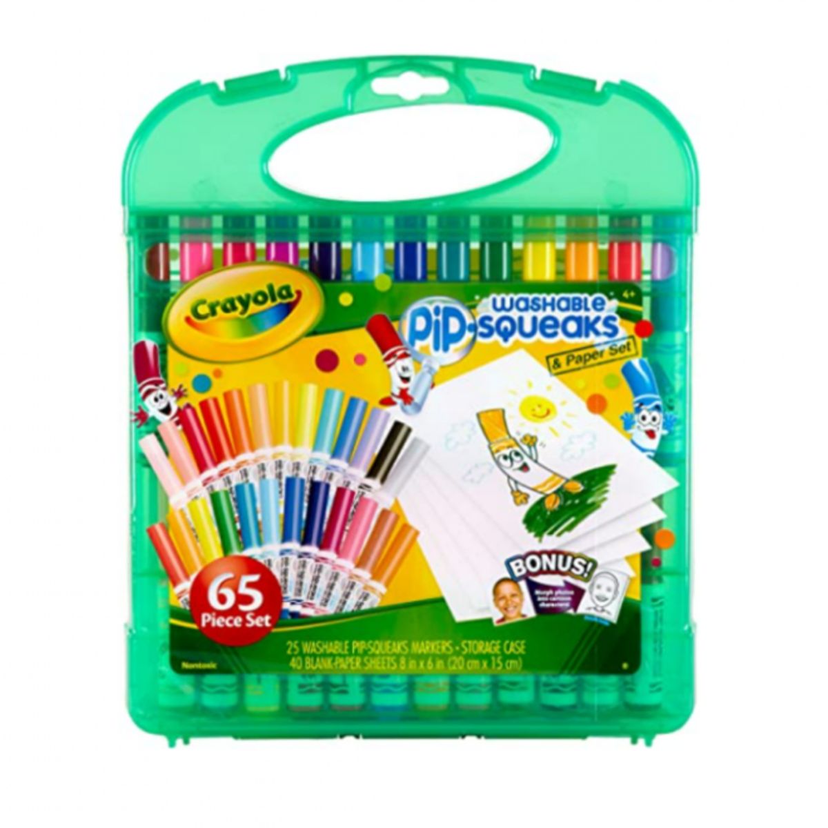 CRAYOLA - Set Marcadores Pip-squeaks Lavables 65 Piezas Crayola