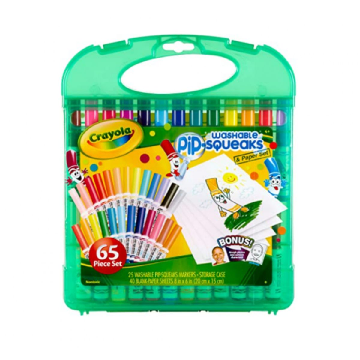 CRAYOLA - Set Marcadores Pip-squeaks Lavables 65 Piezas Crayola