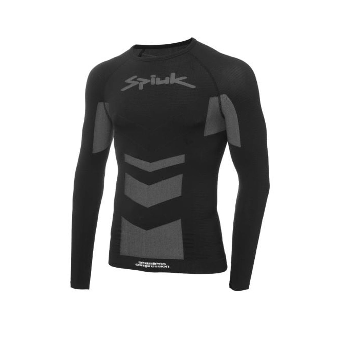 SPIUK SPORTLINE SRL - Camiseta Manga Larga Ciclismo Top Ten Negro
