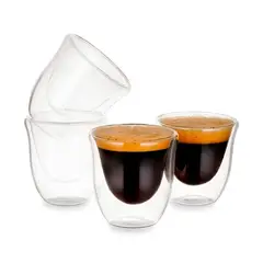 QDIGITAL - Set 6 Vasos Café Expresso 250 ml