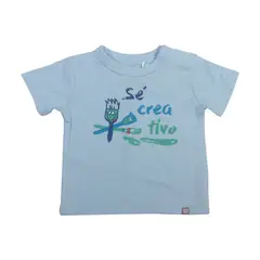 PILLIN - Polera Bebe Niño Celeste
