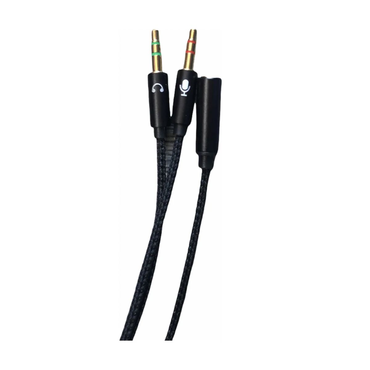 GENERICO - Splitter Adaptador Jack 35mm Divisor De Audio Microfono Pc