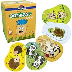 GENERICO - PARCHE OCULAR ORTOPAD TAMAÑO REGULAR MODELO FUNPACK CAJA 50 UNIDADES